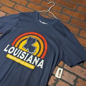 State Life Men's M Louisiana Pelican State Retro Graphic T-Shirt NWT